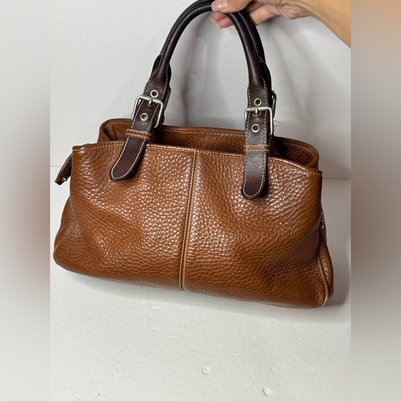 Dooney & Bourke All Weather Pebbled Leather Purse 3 section Bag - Picture 5 of 14